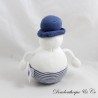 Schneemann Plüsch LITTLE BOAT Blau Gestreift