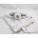 Flaches Hundekuscheltier DOUDOU ET COMPAGNIE Ich liebe mein graues Kuscheltier 22 cm