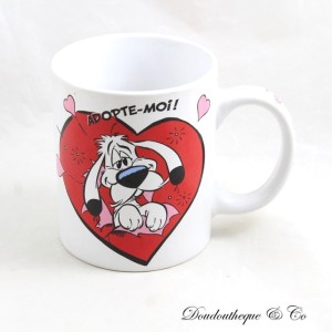Hundebecher aus Keramik Idéfix PARC Asterix und Obelix Adoptiere mich! Zu süße Tasse 10 cm