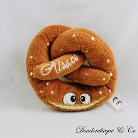 Brezel Souvenir Plüschtier CREATION GROSS Alsace Brezel Souvenir Plüschtier CREATION GROSS Alsace