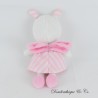 LUMINOU JEMINI Bienenplüsch Glow in Schwarz, Weiß und Pink 22 cm