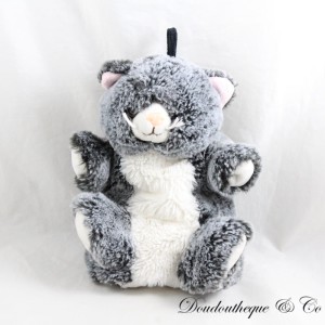 Katzenpuppe Kuscheltier RODADOU RODA grau meliert
