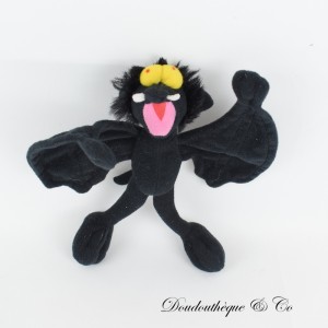 MCDONALD'S Schwarz-Gelb Happy Meal Vintage 2000 Fledermaus Plüsch 21 cm