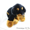 Grande peluche chien Rottweiler ANIMAL ALLEY noir marron