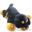 Grande peluche chien Rottweiler ANIMAL ALLEY noir marron