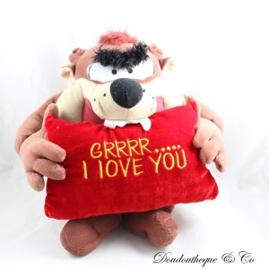 Peluche Taz FAMOSA City Chix Looney Tunes Grrrr... Ich liebe dich Valentinstag 37 cm
