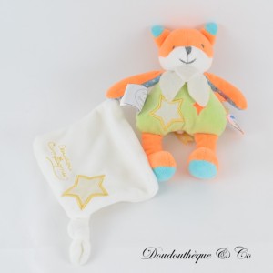 Fuchs Einstecktuch Kuscheltier DOUDOU ET COMPAGNIE magisch lumineszierend DC3023 18 cm
