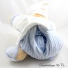 KALOO Bär Teddyspielzeug Kinder Blau Weiß Schlafende Magnetische Hände 30 cm