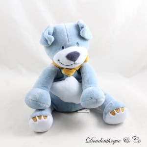 Musikalischer Plüsch-Achillessehnenhund NOUKIE'S Achilles und Zebrito blaue Wolke sitzend 22 cm