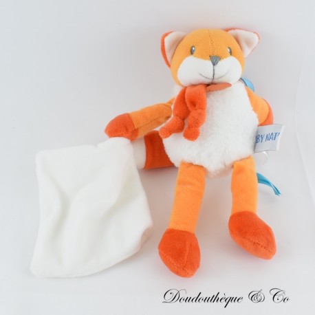 Fuchs Einstecktuch Plüsch BABY NAT' Fuchs & Panda orange weiß BN0643 20 cm Fuchs Einstecktuch Plüsch BABY NAT' Fuchs & Panda orange weiß BN0643 20 cm