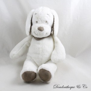 INFLUX weißes taupe bandana stern bedruckt hundeplüsch 30 cm