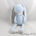 Ausgestopftes Kaninchen TEX BABY blau weiß