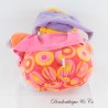Gino MOULIN ROTY rosa lila Glocke Clown Plüschtier 27 cm