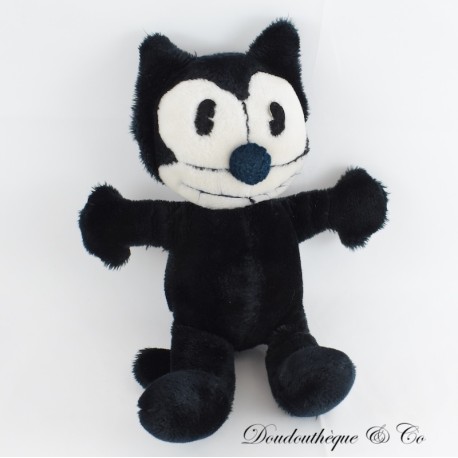 Jahrgang 1982 Felix der Kater Plüsch schwarz und weiß 37 cm Jahrgang 1982 Felix der Kater Plüsch schwarz und weiß 37 cm