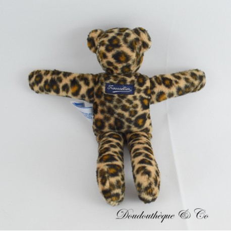 TROUSSELIER Leoparden-Plüschglöckchen, schwarz-braune Flecken, 19 cm
