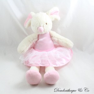 Weißer PRIMARK Maus Plüsch rosa Tutu Rock Tänzerin 36 cm