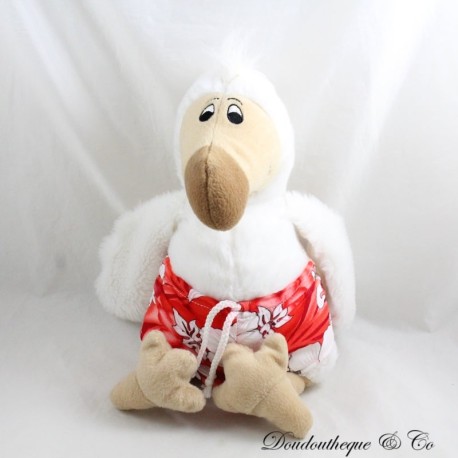 Dodo Vogel Plüschtier WALLY PLÜSCHTIERE Mauritius rote Blumenshorts blauer Schwanz 35 cm Dodo Vogel Plüschtier WALLY PLÜSCHTIERE Mauritius rote Blumenshorts blauer Schwanz 35 cm