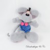 Mausplüsch DIDDL Depesche grauer Mausoverall 30 cm