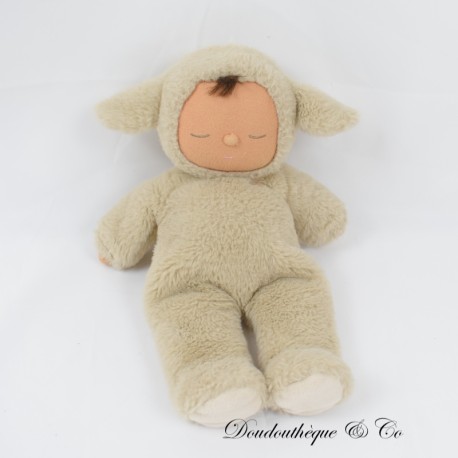Plüschpuppe OLLI ELLA braun Regenbogen Schläferaugen 35 cm Plüschpuppe OLLI ELLA braun Regenbogen Schläferaugen 35 cm