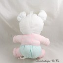 Vintage BIKIN Puffalump weiß rosa grün Fallschirmtuch 20 cm