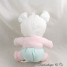 Vintage BIKIN Puffalump weiß rosa grün Fallschirmtuch 20 cm