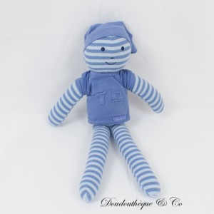 Elfenjunge Plüsch GRÖSSE O blau gestreift Matrose 32 cm