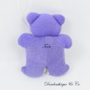 PAMPERS Baby-Dry Bell Purple Bear Blanket Vintage Advertising Plush 24 cm