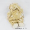 EMRAD CREATIONS Schlafbär Plüsch beige Pyjama Gänseblümchen 25 cm
