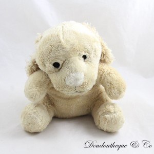 Beige BÉBISOL Hundeplüsch sitzend