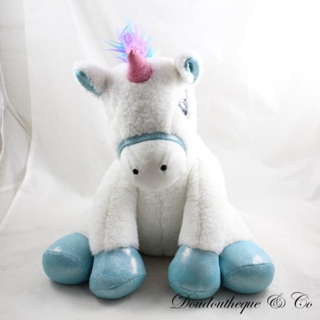 Einhorn Plüsch SIMBA TOYS weiß blau Einhorn Plüsch SIMBA TOYS weiß blau