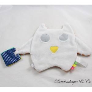 Doudou plat hibou OXYBUL EVEIL & JEUX chouette
