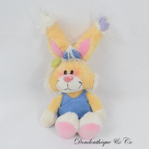 Kaninchen Plüsch Mimihopps DIDDL gelb blau Kleid 25 cm