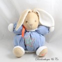 KALOO Winter Folies Hase Plüsch Blau Neon Stern Orange Band 20 cm