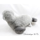 SEMO Seoul Robbe Plüschrobbe, grau schwarz 34 cm