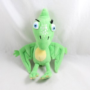 Winziger Dinosaurier Plüsch THE DINO TRAIN Pteranodon Grün Jim Henson 20 cm