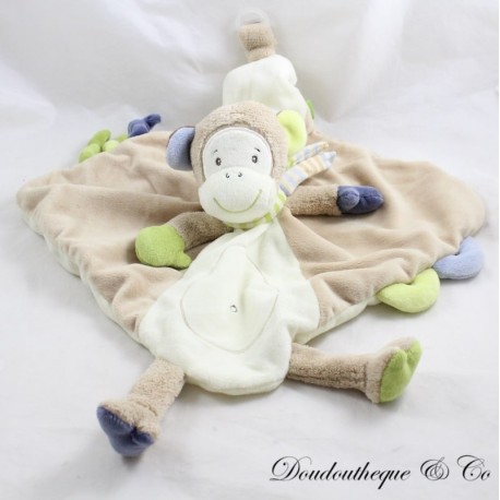Monkey Flat Decke BABYHFEHN Babysun beige braun 32 cm Monkey Flat Decke BABYHFEHN Babysun beige braun 32 cm