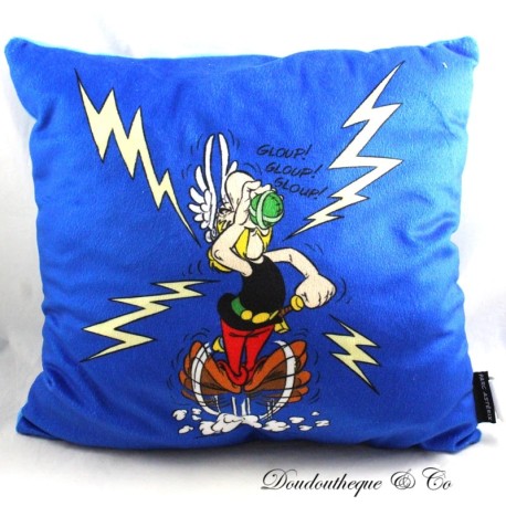Asterix Quadratisches Kissen ASTERIX ASTERIX Blue Gloup Gloup Gloup Zaubertrank 30 cm Asterix Quadratisches Kissen ASTERIX ASTERIX Blue Gloup Gloup Gloup Zaubertrank 30 cm