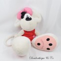 Grande peluche XXL souris Diddlina DESPESCHE Diddl robe rouge coeur Super Soft 75 cm