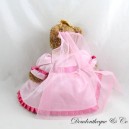 Teddybär LES ZOUZOURS Ecosysaction bearson Princess Kleid rosa 25 cm