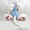 Maus Plüsch DIDDL Depesche Mütze und Jeansshorts Weste grün maus weiß 32 cm