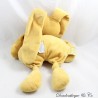 Halbflaches Kaninchen Kuscheltier NATTOU Lapidou ockerbraune Schleifen 35 cm