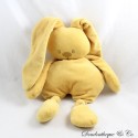 Halbflaches Kaninchen Kuscheltier NATTOU Lapidou ockerbraune Schleifen 35 cm