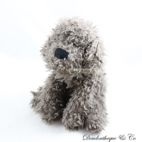 Pudel Hund Plüsch APRICOT LAMM grau schwarz lockiges Haar 22 cm Pudel Hund Plüsch APRICOT LAMM grau schwarz lockiges Haar 22 cm