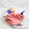 Flaches Kuscheltier Lou triceratops DOUDOU ET COMPAGNIE Les Calinosaures pink 25 cm