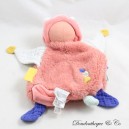 Flaches Kuscheltier Lou triceratops DOUDOU ET COMPAGNIE Les Calinosaures pink 25 cm