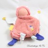 Flaches Kuscheltier Lou triceratops DOUDOU ET COMPAGNIE Les Calinosaures pink 25 cm