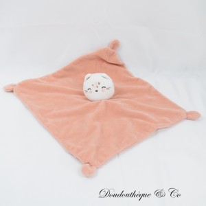 GEMO Lachs Rosa Flache Katzendecke Quadratische Form 32 cm