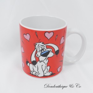 Hundebecher aus Keramik Idéfix PARC Asterix und Obelix "Ich liebe dich von ganzem Herzen" Becher 10 cm