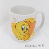 Warner Bros. Looney Tunes Tweety Tasse und ein Keramikherz 10 cm
