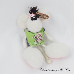 Portachiavi Peluche Diddl maglietta verde Portachiavi "R" 14 cm